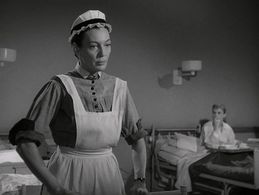 Bibi Andersson and Barbro Hiort af Ornäs in Brink of Life (1958)