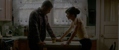 Luke Macfarlane and Jennifer Titus in Rock, Paper, Scissors (2017)