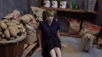 Jordan Van Vranken and Paxton the Dog in After the Wizard (2011)