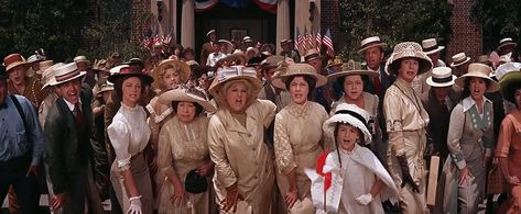 Jesslyn Fax, Peggy Mondo, Adnia Rice, Sara Seegar, and Mary Wickes in The Music Man (1962)