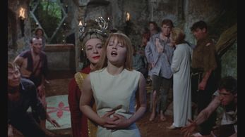 Joan Fontaine, Ingrid Boulting, Duncan Lamont, Bryan Marshall, and Kay Walsh in The Witches (1966)