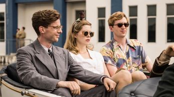 Luke Newberry, Luke Treadaway, and Georgia Blizzard in The Singapore Grip (2020)