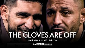 Amir Khan and Kell Brook in The Gloves Are Off: Amir Khan vs. Kell Brook (2022)