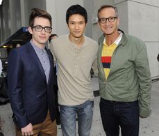 Dante Di Loreto, Harry Shum Jr., and Kevin McHale in Glee (2009)