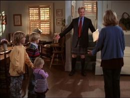 Stephen Collins, Lorenzo Brino, Nikolas Brino, and Catherine Hicks in 7th Heaven (1996)