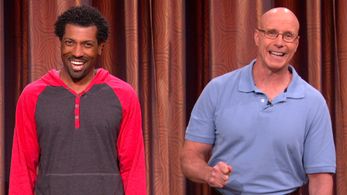 Brian Kiley and Deon Cole in Conan (2010)