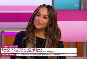 Stephanie Davis in Good Morning Britain (2014)
