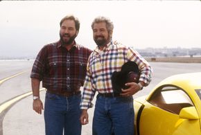 Richard Karn and Bob Vila in Home Improvement (1991)