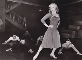 Jack Dodds, Jack Harmon, June Haver, Matt Mattox, and Jimmy Brooks in The Girl Next Door (1953)