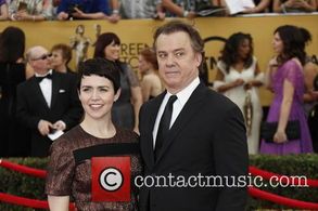 21st Annual SAG Awards - Arrivals Michael O'Keefe and Emily Donahoe