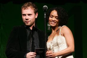 Brendan Fletcher & Kandyse McClure at the 2008 Leo Awards