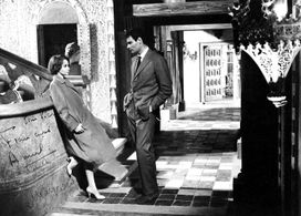 Françoise Arnoul and Christian Marquand in No Sun in Venice (1957)