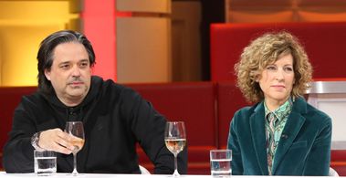 Alexis Durand-Brault and Sophie Lorain in Tout le monde en parle (2004)