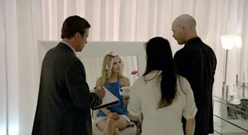 Still of Skeet Ulrich, Corey Stoll and Amelia Jackson-Gray in Law & Order: LA and Hollywood