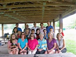In memory of my Aunt Fran, 2nd from right back row. She was one of my biggest fans and supporters and a strong fighter. 