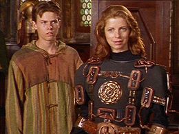 Heather Mitchell and Zbych Trofimiuk in Spellbinder (1995)