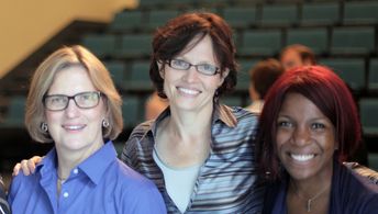 with Kathy Sullivan at Rutgers University