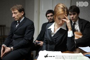 Vojtech Kotek, Tatiana Pauhofová, Petr Stach, and Patrik Dergel in Burning Bush (2013)