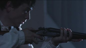 Still of Hunter Foretich in True Terror with Robert Englund