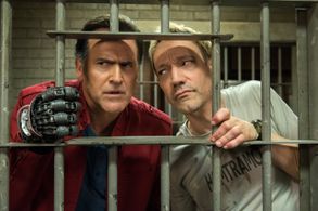 Ted Raimi and Bruce Campbell in Ash vs Evil Dead (2015)