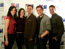 Mandy Evans, Kerri Miller, Roberto Lombardi, Chris R. Notarile and Ralph Henriquez on the red carpet at the 2013 Interna