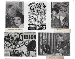 Jane Barnes, Richard Cramer, Hoot Gibson, Joseph W. Girard, and George Yeoman in Frontier Justice (1935)