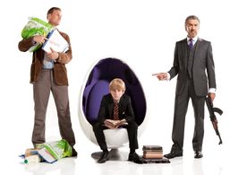 Darren Boyd, Robert Lindsay, and Jude Wright in Spy (2011)