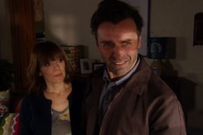 Zoë Henry and Jonathan Wrather in Emmerdale Farm (1972)