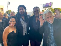 At the red carpet premiere of FROM THE SHADOWS