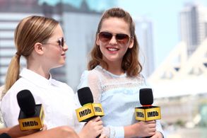 Talitha Eliana Bateman and Lulu Wilson at an event for Annabelle: Creation (2017)