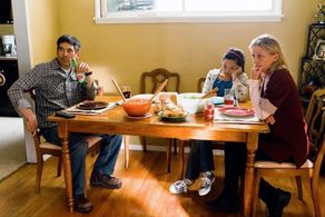 Chris Tashima, Courtney Mun, and Jessica Tuck in 