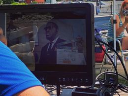 On the set of ‘Pretty Metal’ is The Bouncer.