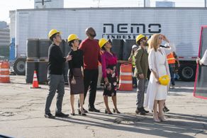 Brittany Ishibashi, Ryan Sands, Kevin Weisman, James Yaegashi, Annie Wersching, and Angel Parker in Runaways (2017)