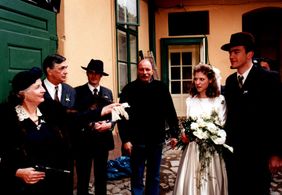 Jirí Bartoska, Vladimír Drha, Marie Durnová, Jirí Hána, Jitka Jezková, and Miroslav Simunek in The Conception of My Youn