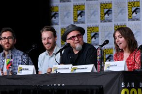 Bobcat Goldthwait, Tara Lynne Barr, Amir Blumenfeld, and Jake Hurwitz at an event for Bobcat Goldthwait's Misfits & Mons