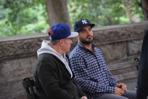 Filming 'The Riverside Bench' written and directed by Austin Chang