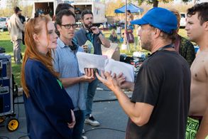 Philip Kalin-Hajdu, Renaud Gauthier, and Madelline Harvey in Aquaslash (2019)