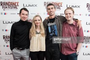 Amanda Seyfried, Eli Powers, Thaddeus Bouska, and Aidan Sheldon