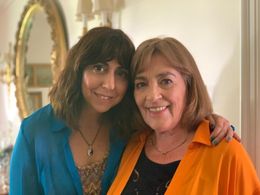 With Carmen Maura in “DEUDAS” tv show