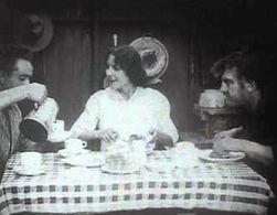 Frank Borzage, Dick La Reno, and Ann Little in Nugget Jim's Pardner (1916)