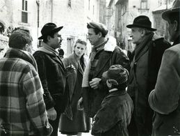 Pedro Armendáriz, Silvana Mangano, and Yves Montand in Men and Wolves (1957)
