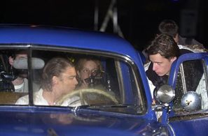 Frederik Hamel and Herve Freiburger on the set of Surface Sensible