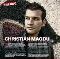 Christian Magdu as featured TALENT in Swedish Film Magazine Stardust / Allt om Film (2007).