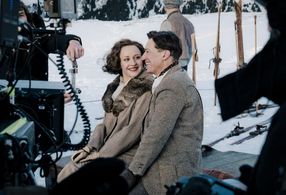 Tobias Moretti and Brigitte Hobmeier in Luis Trenker-Der Schmale Grat der Wahrheit (2015)