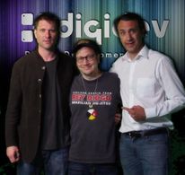 Joe Q Bretz with Rob Schneider and Richard Verdoni