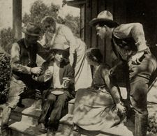 George Field in Sheltering an Ingrate (1914)