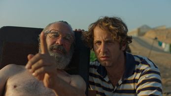 Shmuel Vilozni and Yoel Rozenkier in 35 Downhill (2022)