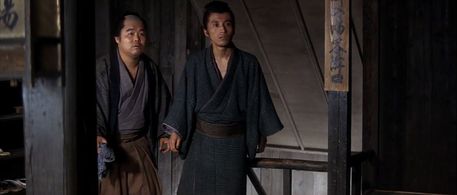 Tarô Marui and Gaku Yamamoto in Zatoichi and the Chess Expert (1965)
