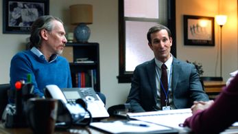 Lawrence Grimm (left) and Noah Wyle (right) in THE RED LINE.