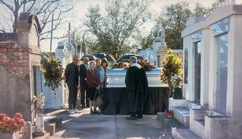 Eric Esteban With Toni Collette, Anna Faris, David Duchovny in The Estate